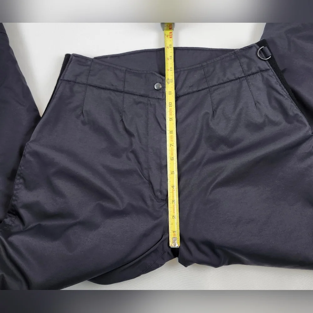 Obermeyer Ski Snowboard Snow Winter Pants Ladies Sz 14 Black  Nylon #65101 - Picture 13 of 14